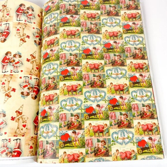 Pepin Vintage Style Hearts Gift & Creative Paper Volume 19 12 sheets - Picture 9 of 14